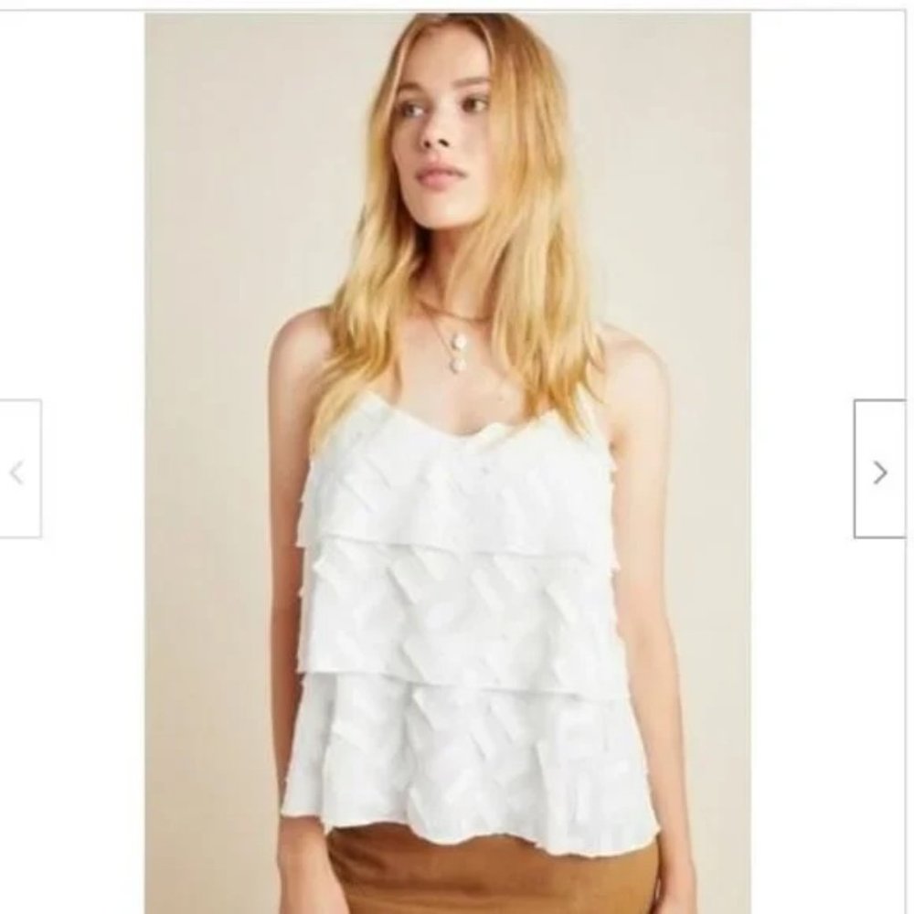 Amadi Strappy White Tank